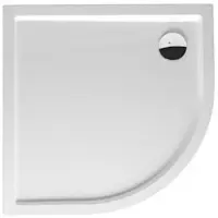 Riho Zurich Douchebak Kwartrond 120x120cm R55 Acryl Wit - Acryl - Douche - Douchebakken - 8714148368862