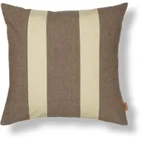 Ferm Living Strand Outdoor Kussenhoezen Carob Brown|Parchment