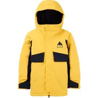 Burton - Kinder ski jassen - Kids Ascutney 2L Jacket Goldenrod True Black voor Unisex - Kindermaat 14-16 jaar - Geel