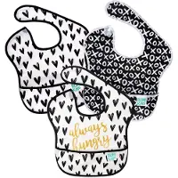 BUMKINS - SuperBib Baby Slab (3 stuks) - Allways Hungry (6-24 maanden)