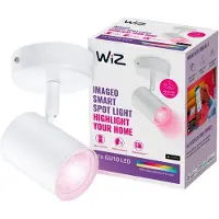 WiZ Connected WiZ 1 spot Imageo wit - Gekleurd en Wit licht - GU10
