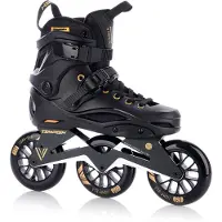 Tempish Viber L.E. 110 Skeelers – 3x110mm Wielen – Speed / Fitness Inline Skates – Zwart Goud – Maat 45