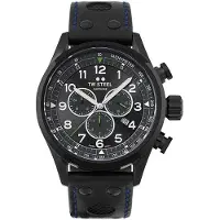 Tw steel Horloge, Staal SVS306 Horloge, FIA Speciale uitgave Petter Solberg, 48mm Volante Zwitsers uurwerk, Chrono,, Zwart, (Chronograaf)