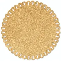 Unique living | placemat xmas | rond | polyester | | Ø38cm