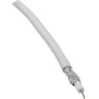 Bkl Electronic 0806001/25 Coaxkabel Buitendiameter: 6.60 mm 75 Ω 90 dB Wit 25 m