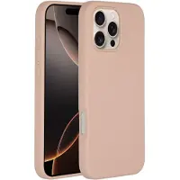 Accezz Liquid Silicone Backcover met MagSafe voor de Apple iPhone 16 Pro Max - Roze