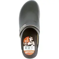 Gevavi Open Schoenklomp Hout | Zwart | 9200 | Maat 39
