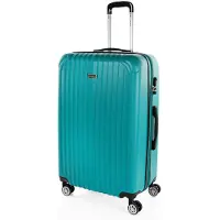 Itaca ITACAunisex. T71570-05 Grote reiskoffer Xl Rigid 4 Wielen T71570 Groen -76X49X30Cm (OSFA), Casual, ABS/polycarbonaat