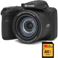 Kodak Pixpro AZ405 - Compactcamera - Zwart - + 32GB geheugenkaart