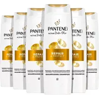 Pantene Pro-V Active Nutri-Plex Repair & Protect Shampoo - voor droog, beschadigd haar - Voordeelverpakking 6 x 400ml