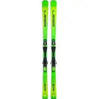 Elan Ace Scx Fusion X + Emx 12.0 Gw Fus X Blk/grn [f] Alpin Skipakket