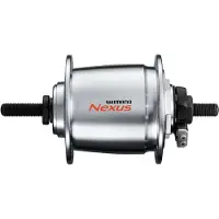 Shimano Dynamo naaf DH-C6000-1R 36 gaats 6V/1,5 Watt voor rollerbrake - zilver