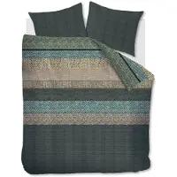 Beddinghouse Dekbedovertrek Enzo Green Flanel-200 x 200 / 220 cm | 2-Persoons