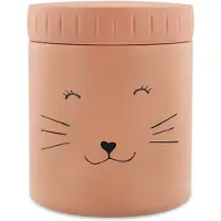 Trixie Thermos container - Mrs. Cat - Thermopot voor kinderen - 350 ML - RVS Thermobeker - Vanaf 4 maand - Roze