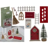 Out of the blue Christmas X-mas Elf Door Set