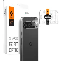Spigen Camera Lens Protector Geschikt voor Google Pixel 9 Pro - Glas.tR EZ Fit Optik Pro - 9H Tempered Glass - Gemakkelijke Installatie - Transparant 2-Pack