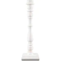 Home Sweet Home Tafellamp Voet Woodi 12/12/38cm - Wit
