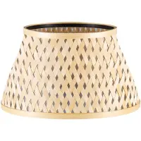 Home Sweet Home Bamboo Lampenkap - Conisch - Beige - Boheemse stijl - ø30 x 17 cm - E27 fitting - Ontworpen voor tafellampen en Pendellamp - Ontworpen voor woonkamer en eetkamer