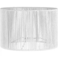 Home Sweet Home Papieren Woven Lampenkap - Cilindrisch - White - Moderne stijl - ø30 x 20 cm - E27 fitting - Voor Tafellampen en Hanglampen - Ontworpen voor woonkamer en eetkamer