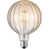 Home Sweet Home Edison Vintage E27 LED filament lichtbron - Amber - 12.5/12.5/17cm - G125 Global - Vintage LED lamp - Dimbaar - 4W 400lm 2700K - warm wit licht - geschikt voor E27 fitting