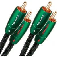 AudioQuest Evergreen 3 m RCA kabel Zwart en groen
