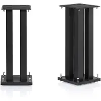 Norstone Stylum Square luidsprekerstandaard zwart zijdeglans