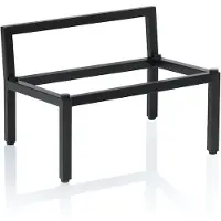 Norstone Support d'enceinte Vintage Noir satin Vendu à la paire