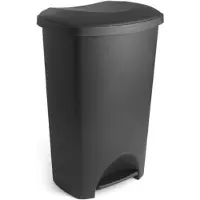 Addis Pedaalemmer - Prullenbak - Afvalbak - 50 liter - Zwart