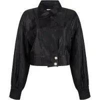 Aaiko Dames Jassen Vina Twill Shine Vis 545 - Zwart - Maat L