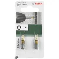 Bosch 2609255940 Torx Bit 25 mm Titanium - T10 (2st)