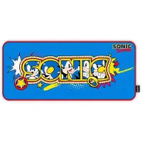 Energy Sistem Gaming muismat ESG Sonic Classic (XXL formaat, anti-slip rubber basis) (XXL), Muismat, Veelkleurig