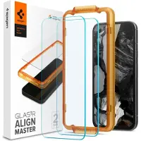 Spigen AlignMaster Full Cover Screenprotector 2 Pack voor de Google Pixel 8a