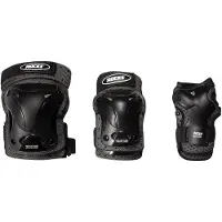 Roces – Ventilated Skatebescherming 3-Pack – Kinderbescherming – Zwart – Maat S