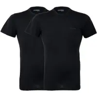 Campri Basic Thermo T-shirt Heren (2-pack) Zwart S