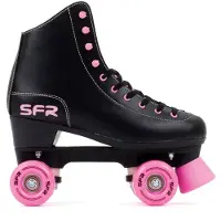 SFR Figure Quad Rolschaatsen Junior Zwart - Roze 35 1/2