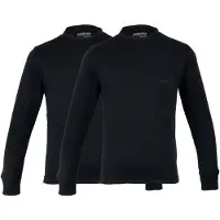 Campri Basic Thermo Longsleeve Junior (2-pack) Zwart 176