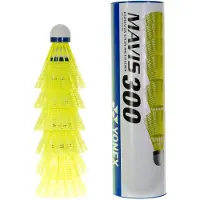 Yonex Badminton Shuttle Yonex Mavis 300 Yellow Middle (Koker van 6)