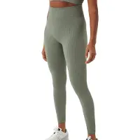 Björn Borg Studio Seamless Rib Tights Groen | Maat: L