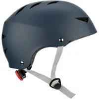 Nijdam Skate Helm Verstelbaar - Blue Streak - Maat M - Blauw/Grijs