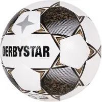 Derbystar Classic TT II Voetbal 8 x 1 Vlakken Maat 5 Wit Goud Zwart
