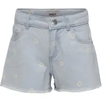 ONLY GIRLS Jeans 'GROBYN' lichtblauw / geel / wit