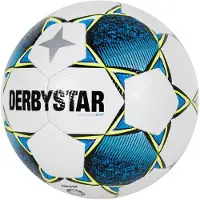 Derbystar Classic Light II Voetbal 8 x 1 Vlakken Maat 5 Wit Blauw Geel