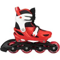 Nijdam Skeelers - Verstelbaar - Kinderen - Red Racer - Rood - Maat 37-40