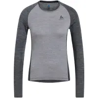 Odlo Performance Wool 150 Crew Neck LS Shirt Dames Grijs - Donker Grijs L