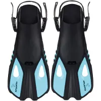 Atlantis Snapper - Zwemvliezen - Flippers - Volwassenen - Zwart/Turquoise - 42-47