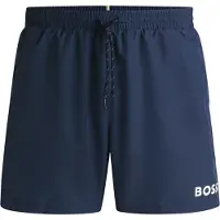BOSS Zwemshorts 'Starfish' marine / wit