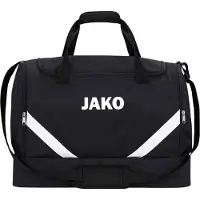 Jako Iconic (Junior) Sporttas Met Bodemvak - Zwart | Maat: UNI