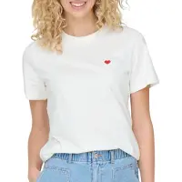 JDY Shirt 'JDYPISA' rood / wit