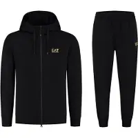 EA7 Joggingpak curry / zwart