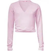 Papillon sportvest roze Meisjes Katoen V-hals - maat 104-116